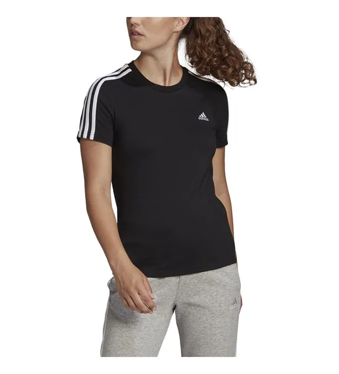 adidas Women Essentials Slim 3-Stripes T-Shirt 