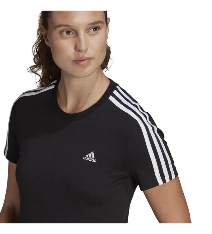 adidas Women Essentials Slim 3-Stripes T-Shirt 
