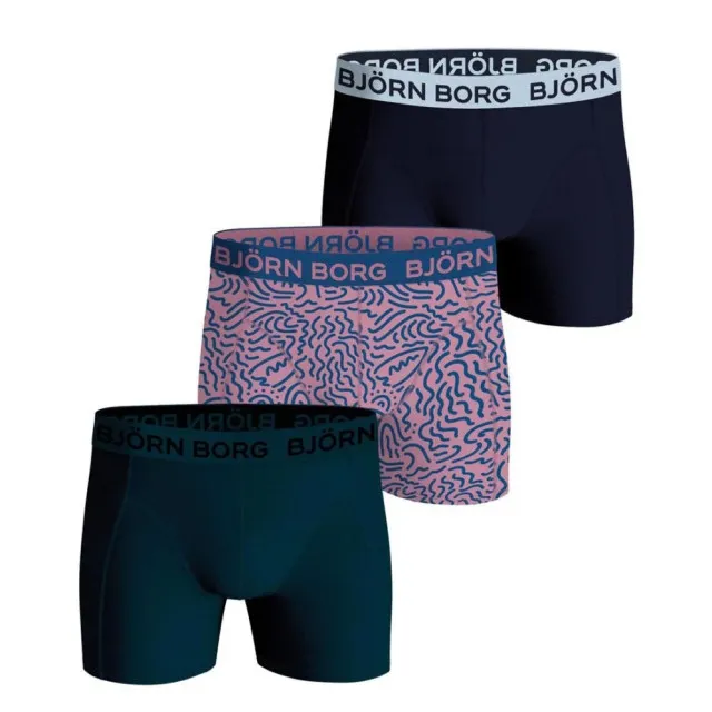 Björn Borg Heren boxershorts 3 pack cotton stretch