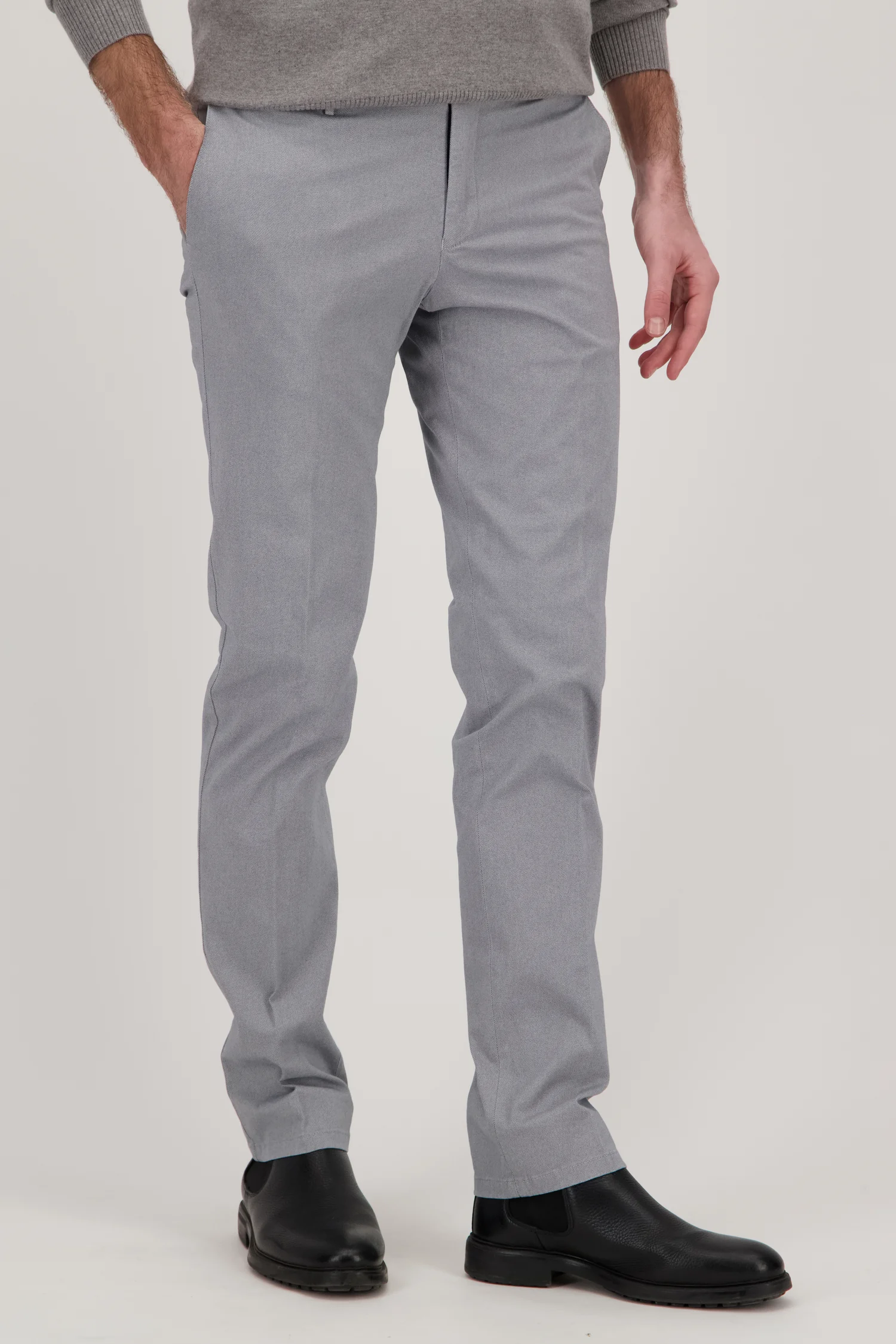 Brassville Grijze chino - Dallas - Slim fit