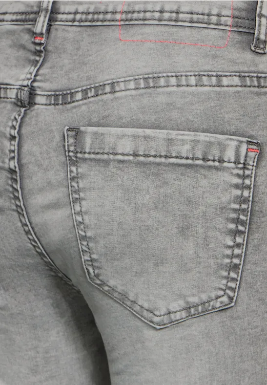 CECIL Grijze slim fit jeans 