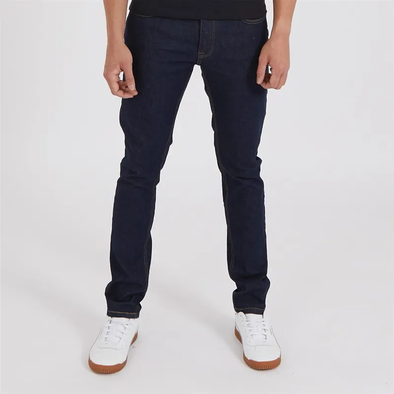 Crosshatch Heren Buraca Slim Fit Jeans Indigo
