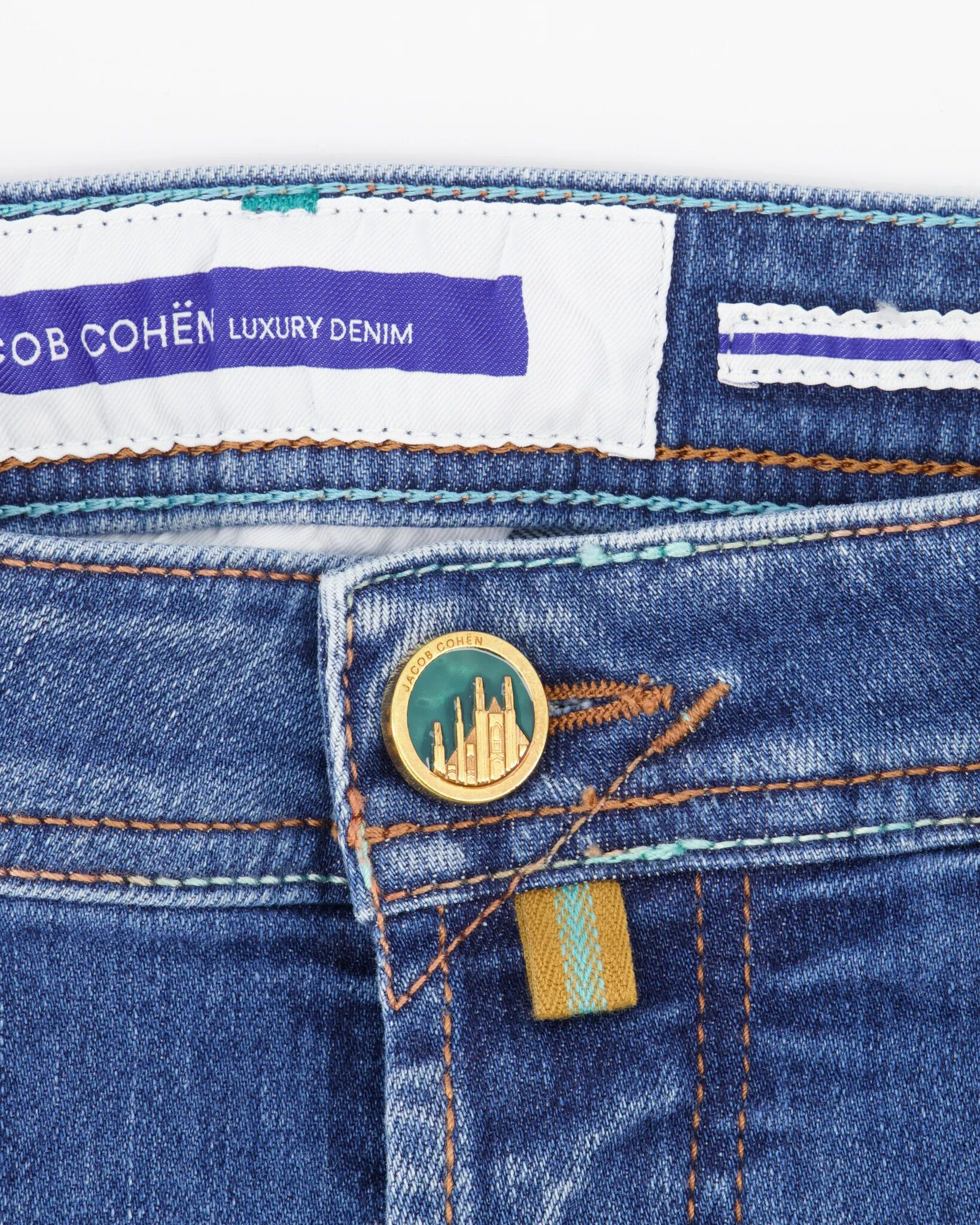 Jacob Cohën Nick Slim Fit Jeans Blauw