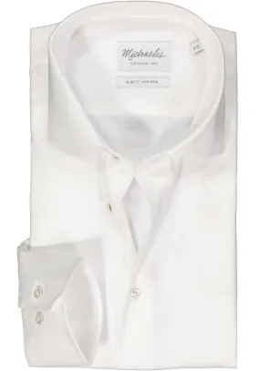 Michaelis slim fit overhemd, Oxford, wit
