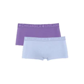 Muchachomalo Meisjes 2-pack boxershorts effen