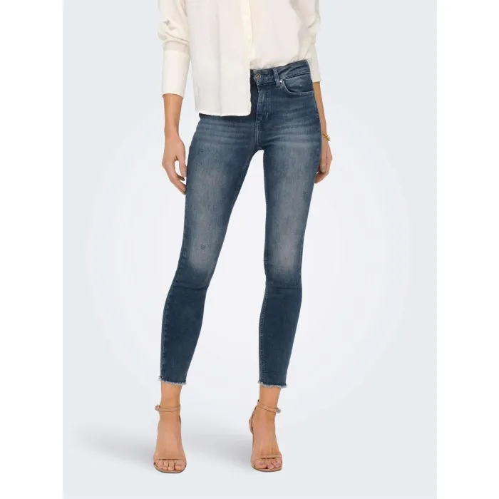 Only Skinny/slim jeans Blauw