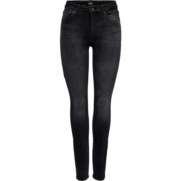 Only Skinny/slim jeans Zwart