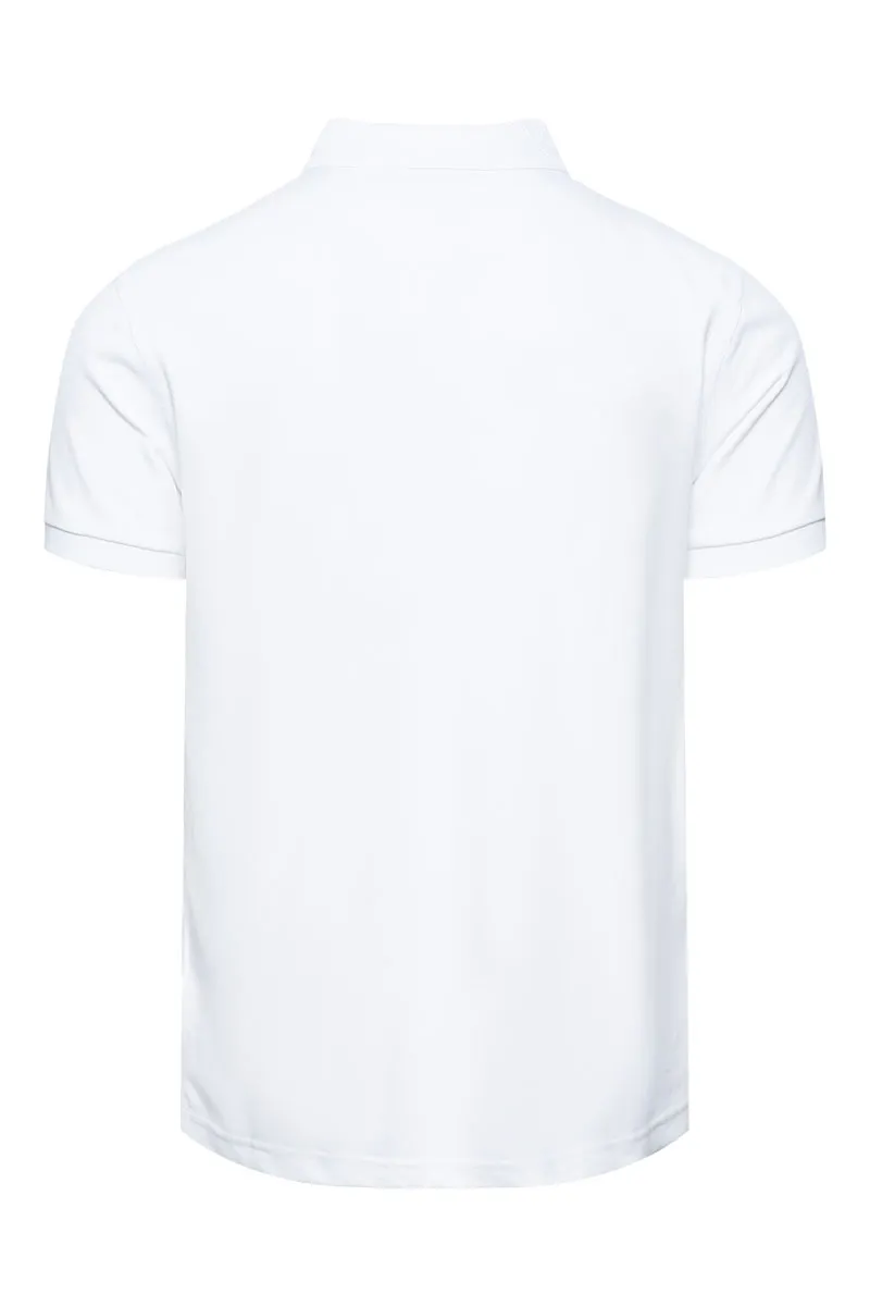 Peuterey Polo Polyamide Elastaan Slim Fit Wit