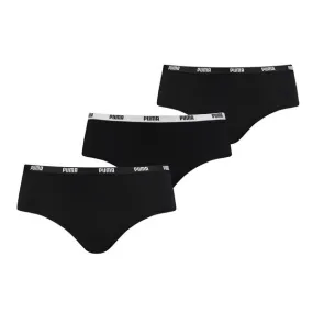 Puma Hipster Dames Zwart 3-Pack   
