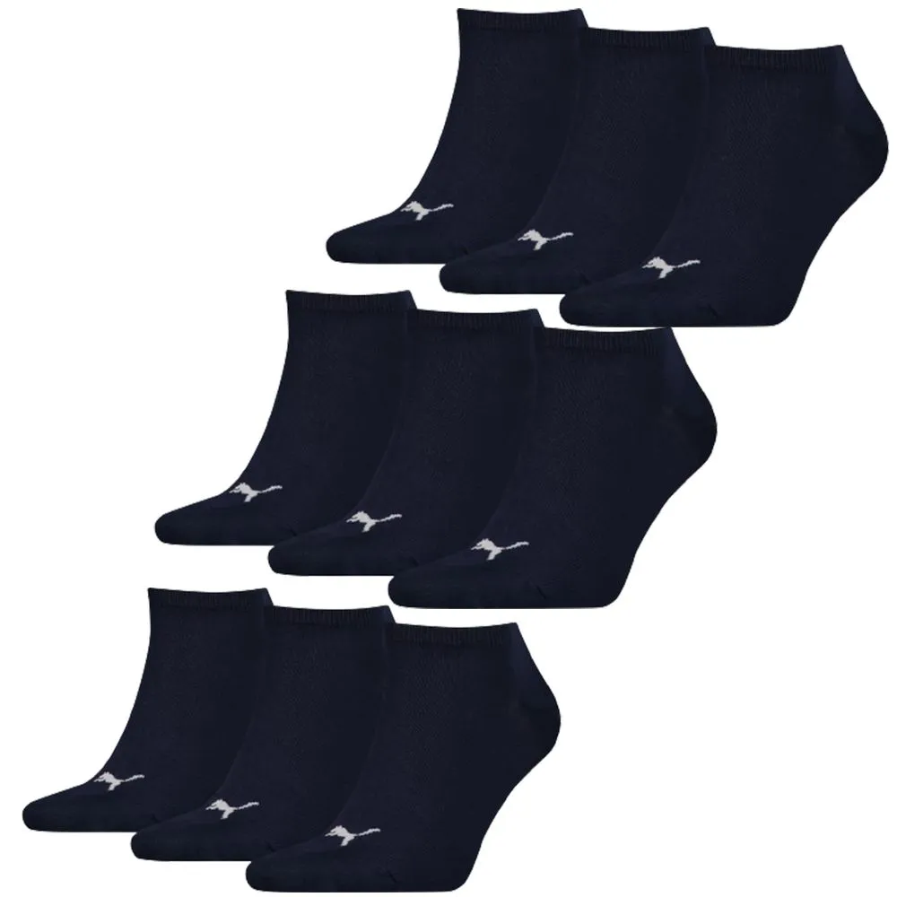 Puma Sneakersokken Plain 9-pack Navy    