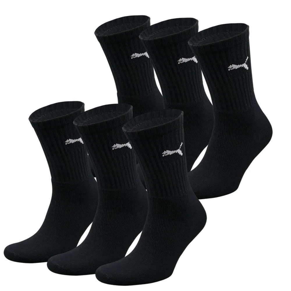 Puma Sportsokken Zwart 6-pack    
