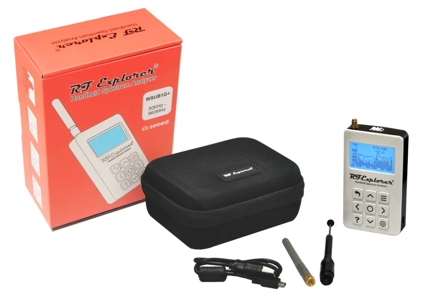 RF Explorer WSUB1G+SLIM spectrum analyser