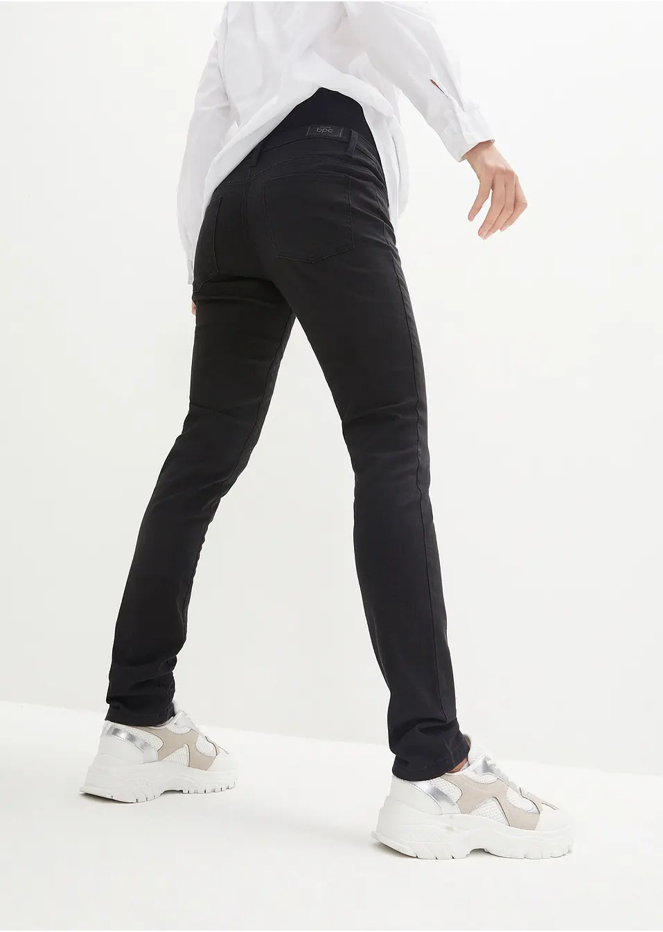 Stretch zwangerschapsbroek, slim fit   