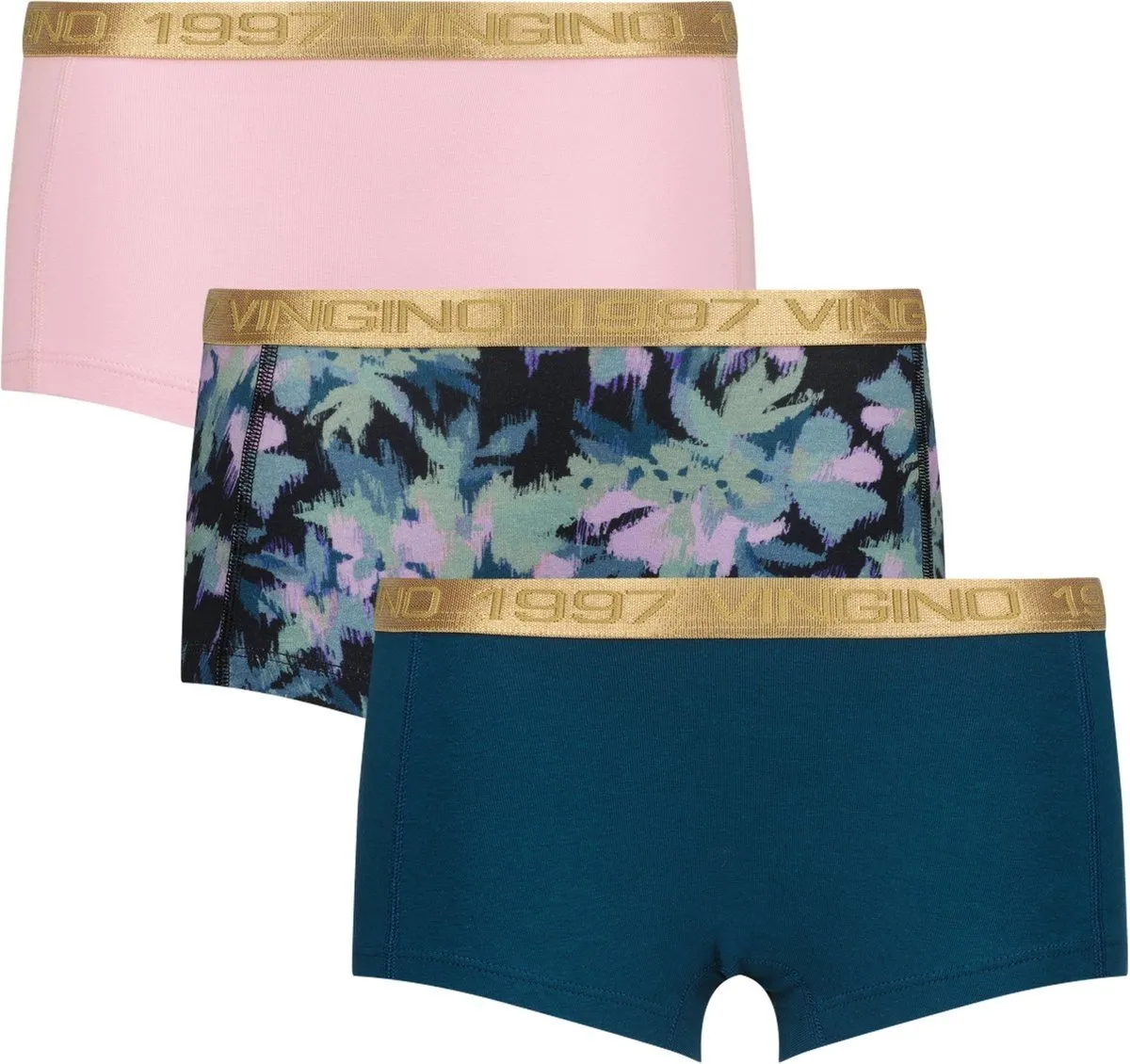 Vingino Shortje Fancy Flower 3-pack